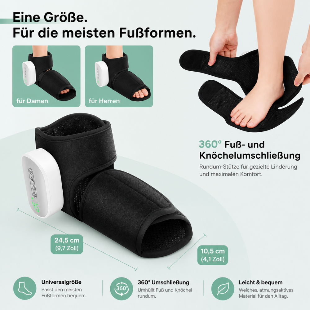 Lindara | Appareil de massage 2-en-1 avec chaleur et compression
